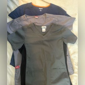 3 scrub tops small